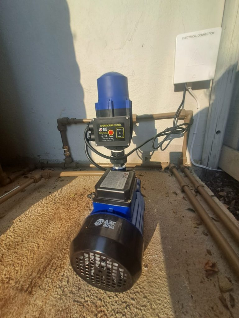 0.75kw Booster pump recommended by Aqua Vula